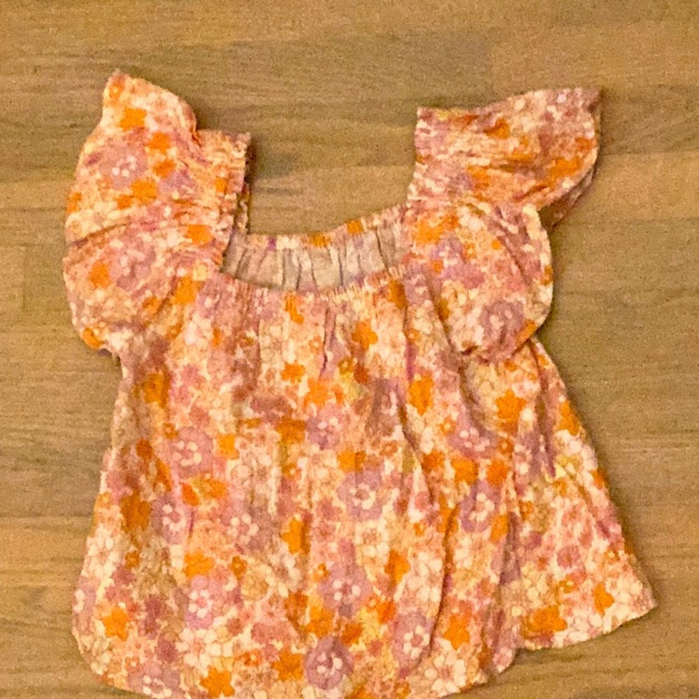Gap kids floral shirt.